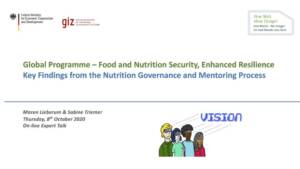 Food and Nutrition Security