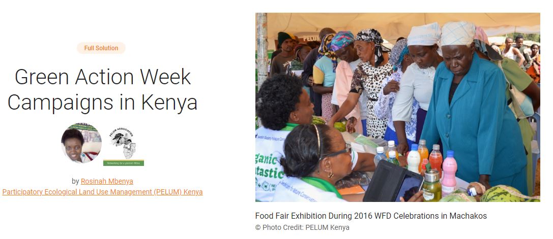 Food Fair Exhibition During 2016 WFD Celebrations in Machakos © Photo Credit: PELUM Kenya