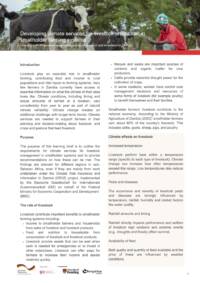 climate services for livestock