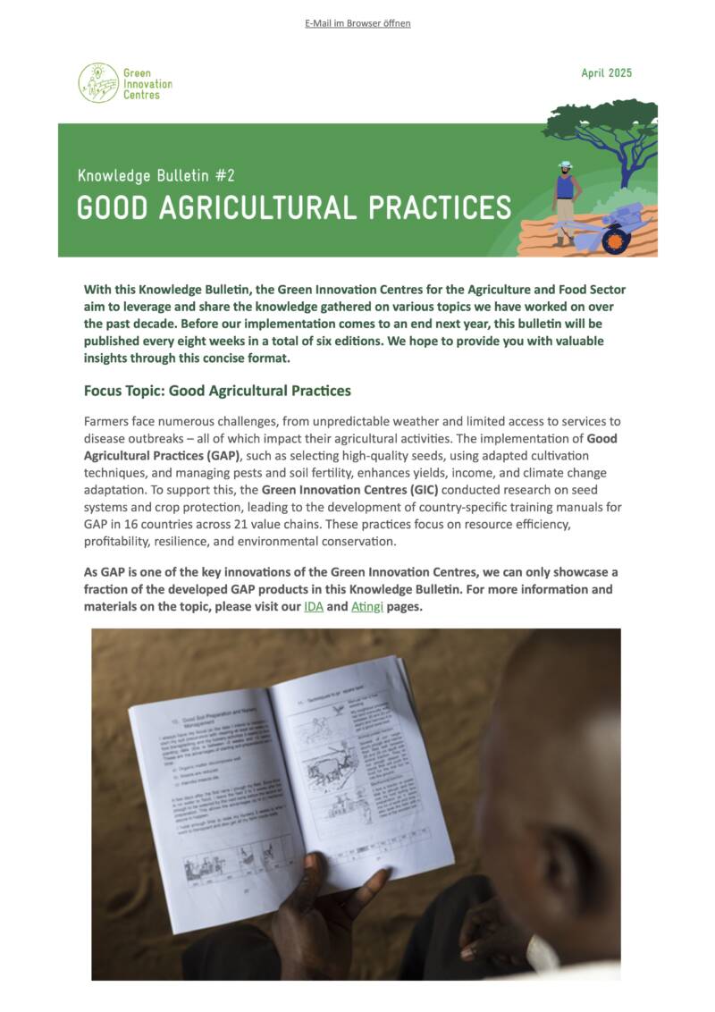 Green Innovation Centres: Knowledge Bulletin #2