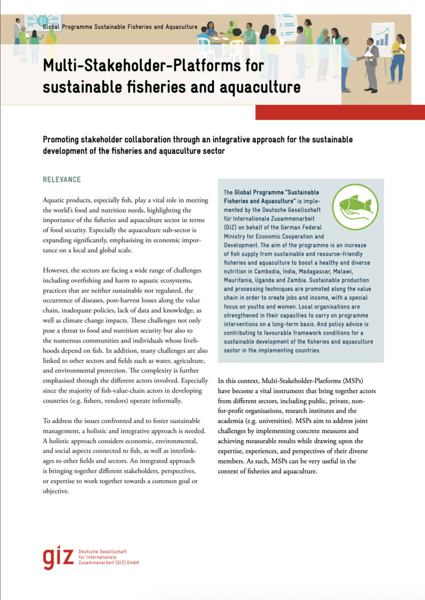 aquaculture and multi-stakeholder partnerships