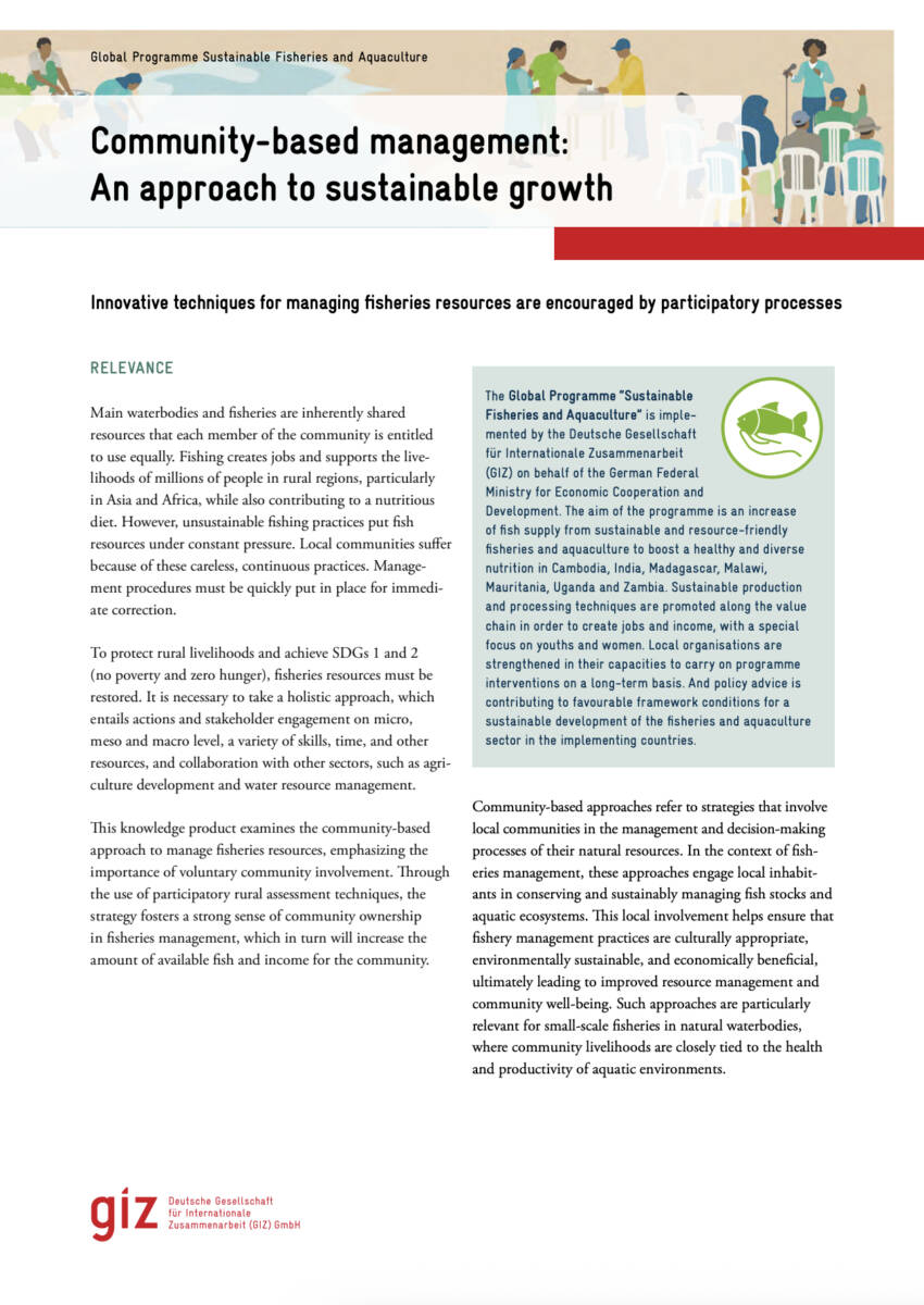 fish and community-based management